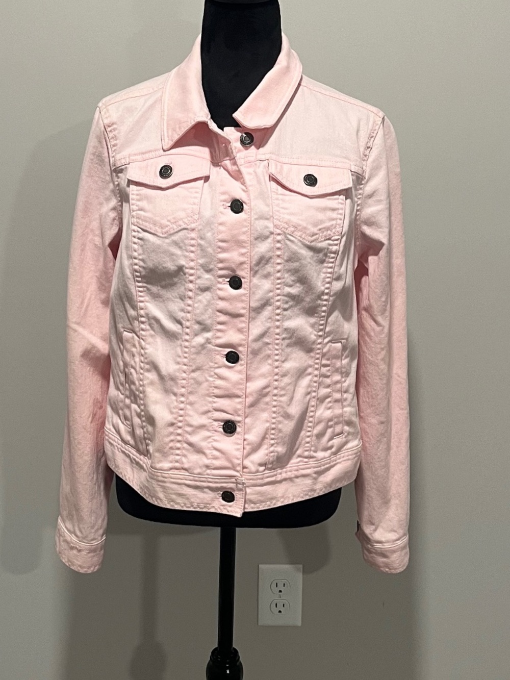 Relativity Pink Denim Jacket, Size Medium